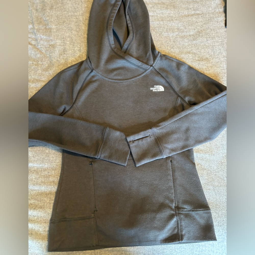 The North Face Womwns Flash Dry Hoodie XS poly/Cotton‎ zip kangaroo pocket